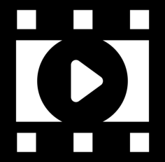 Movie Player Interface Symbol Contour Svg Vector, Free Vectors File